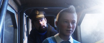 (L to R) Captain Haddock (Andy Serkis) and Tintin (Jamie Bell) in THE ADVENTURES OF TINTIN: THE SECRET OF THE UNICORN.