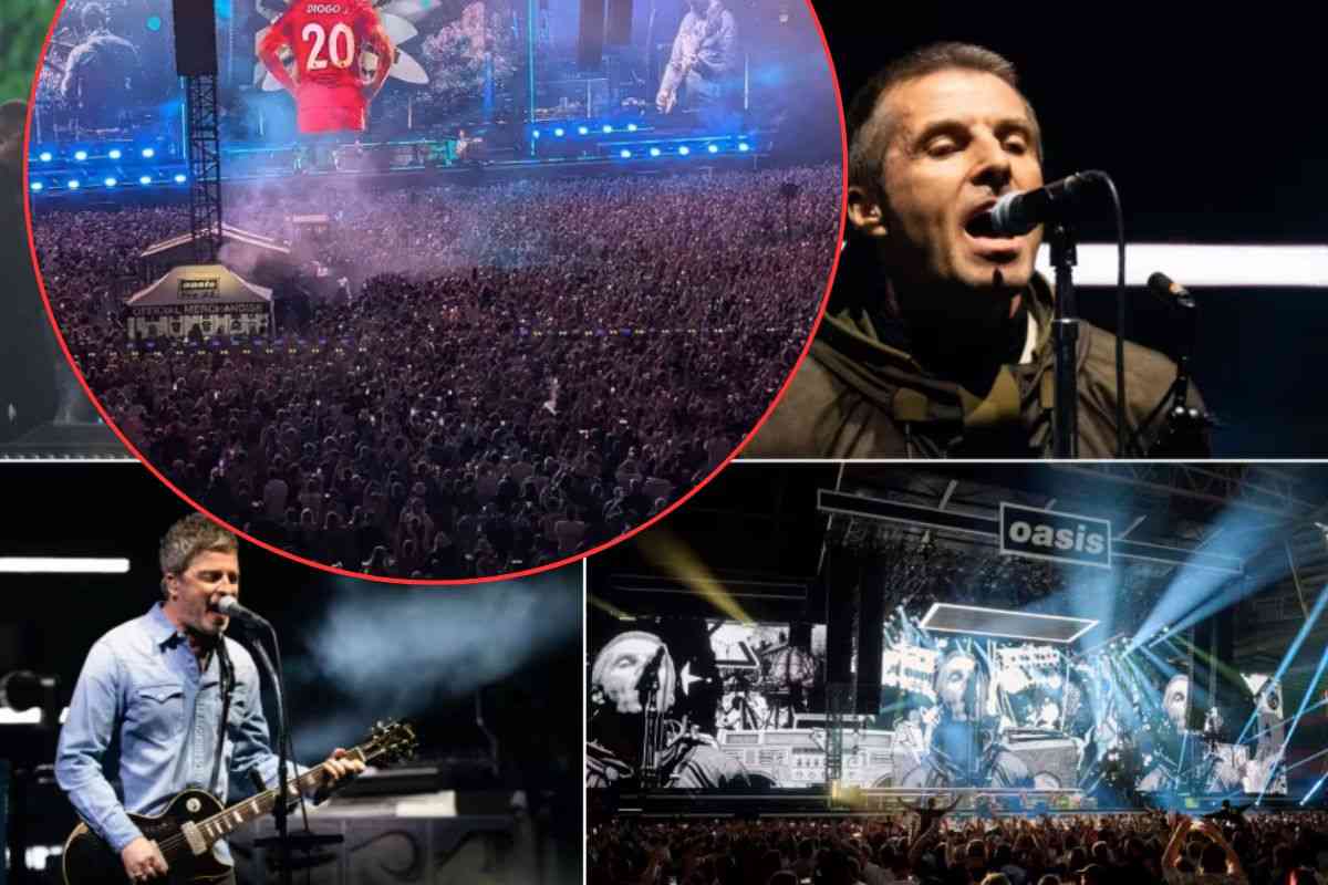 75 mila fans al concerto degli Oasis