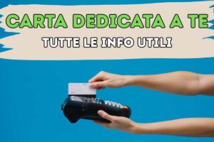 carta dedicata a te carta credito pos