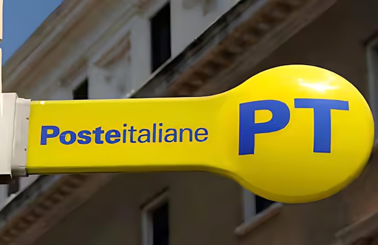 Una insegna di Poste Italiane