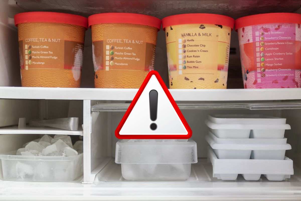 Gelati confezionati nel freezer