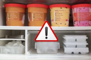 Gelati nel congelatore