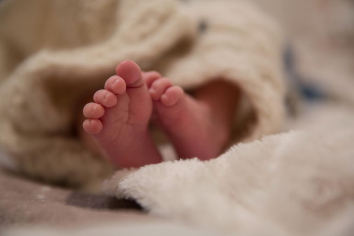 Piedi di un neonato