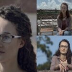 Kelley Mack in alcune scene di The Walking Dead