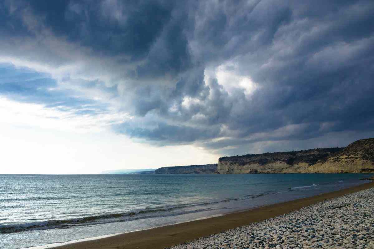mare nuvole temporalesche