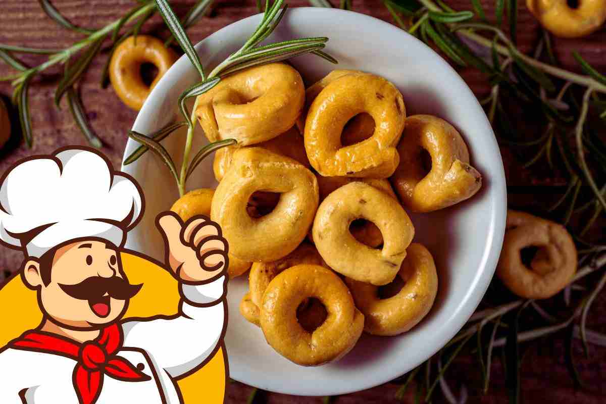 taralli e grafica chef