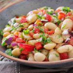 insalata di fagioli e pomodori
